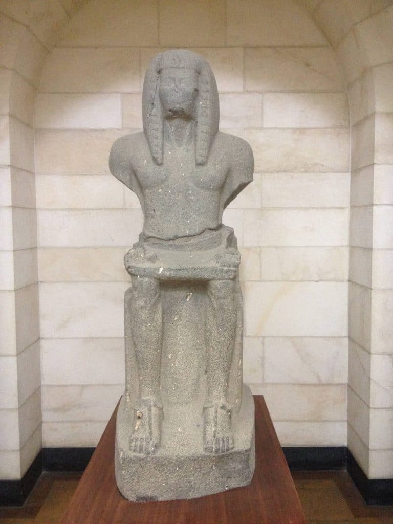 פסל רעמסס השלישי שנמצא בבית שאן.