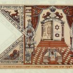 קרדיט: דגל לשמחת תורה, ורשה, פולין. לאחר 1905. צילום: מוזיאון ישראל, אלי פוזנר.