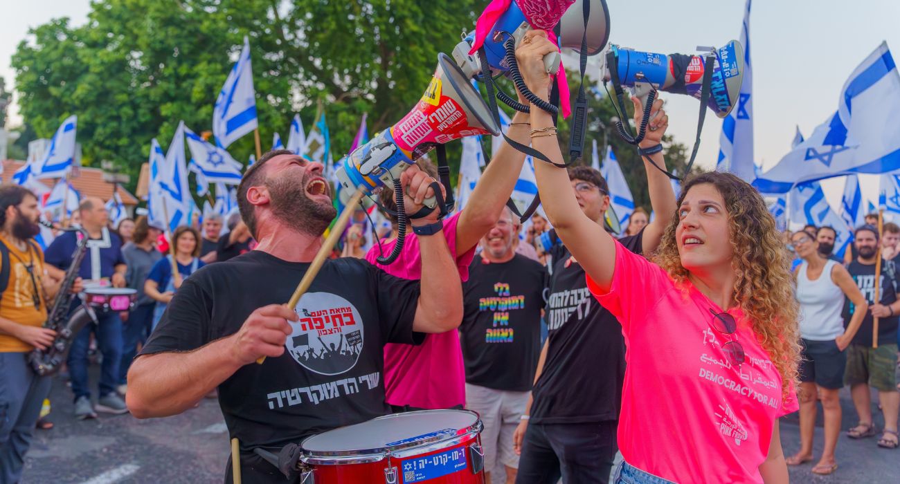 מחאות בישראל ביולי 2023. "הפילוג עושה הרבה רעש".