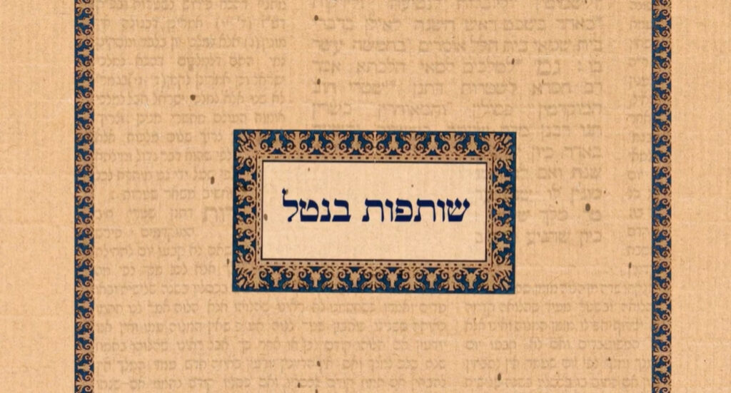 שותפות בנטל